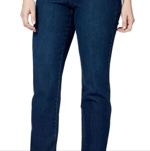Gloria Vanderbilt Dark Blue Straight Leg Jeans